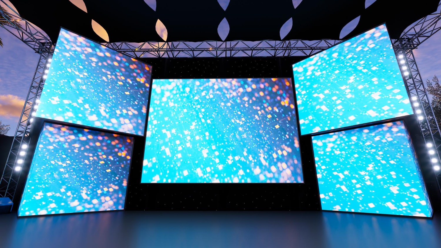 Fine Pitch hero — dense indoor video wall