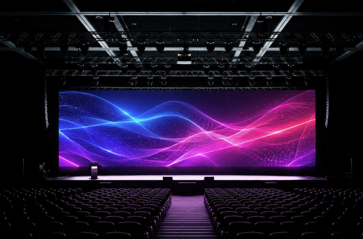 Fine Pitch hero — dense indoor video wall